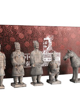 西安特色纪念品兵马俑摆件久典