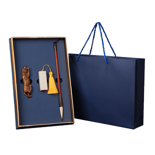 镇纸伏虎卧虎虎符青铜文房用品镇纸书法创意铜摆件实心老虎小摆件