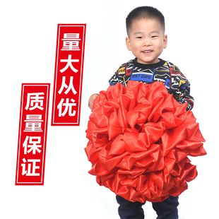 茗炭 婚车婚庆剪彩开业揭牌表彰 红绸布亮面绸缎 大红花球