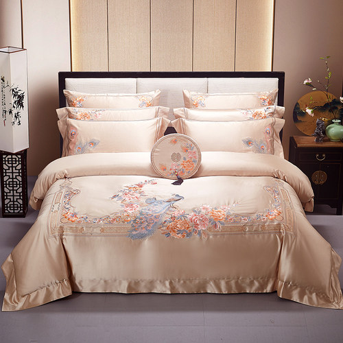 奢华高档婚嫁四件套高端纯棉床品