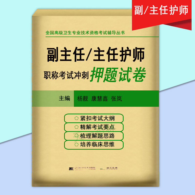 副主任主任护师职称考试冲刺押题试卷 高级卫生专业技术资格考试辅导用书 拂石医典 辽宁科学技术出版社