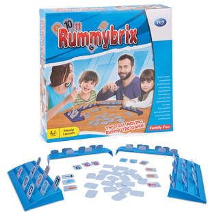 拉密桌游魔力桥游戏以色列麻将数字牌双人四人棋益智玩具6岁以上