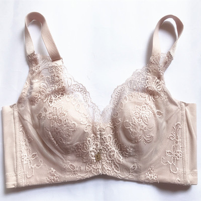 品牌蕾丝兔耳朵薄款舒适软钢圈文胸罩聚拢调整型收副乳女内衣1209