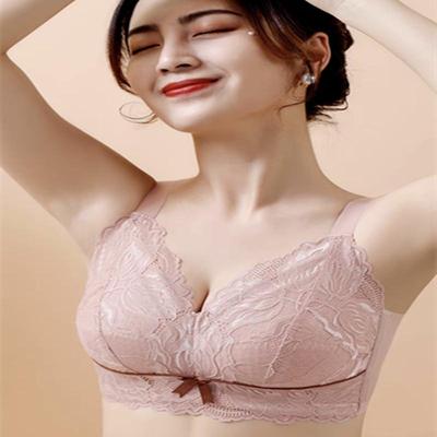 无痕蕾丝薄杯无钢圈文胸