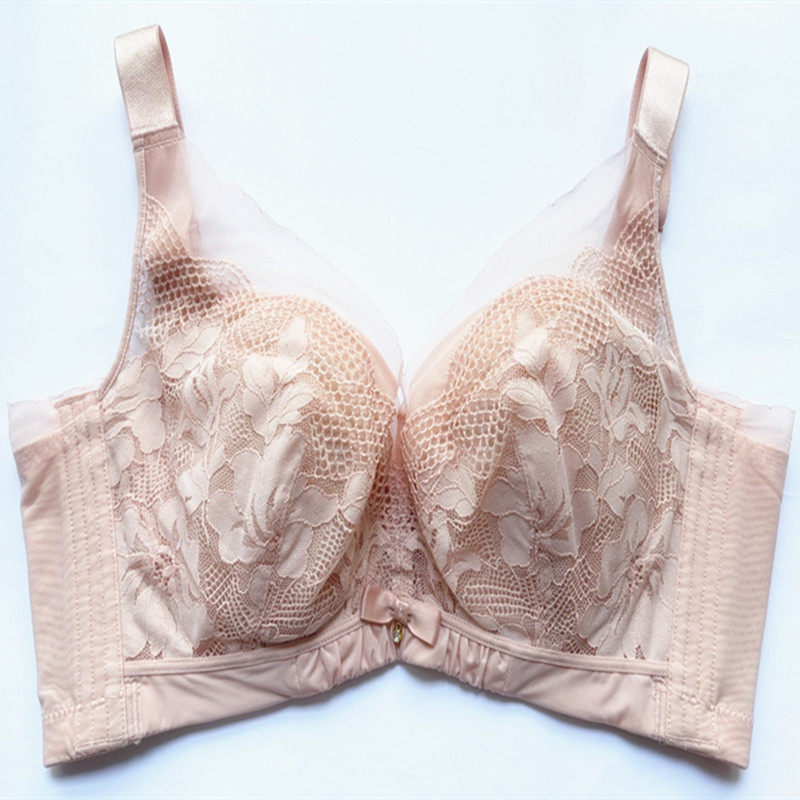 品牌蕾丝薄款舒适软钢圈文胸罩聚拢调整型收副乳上托女士内衣2006