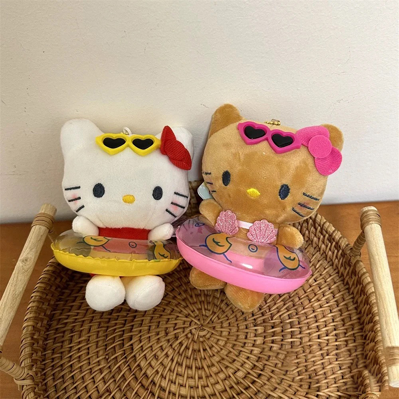 日本夏威夷黑皮kitty挂件