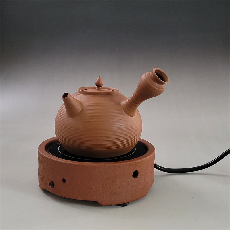红泥静音炉丝电陶炉砂铫煮茶烧水迷你电热丝炭炉铁银陶壶工夫茶炉