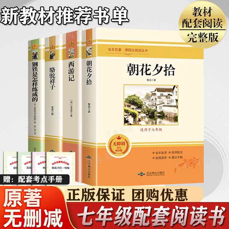 青少年版朝花夕拾原著书籍阅读书