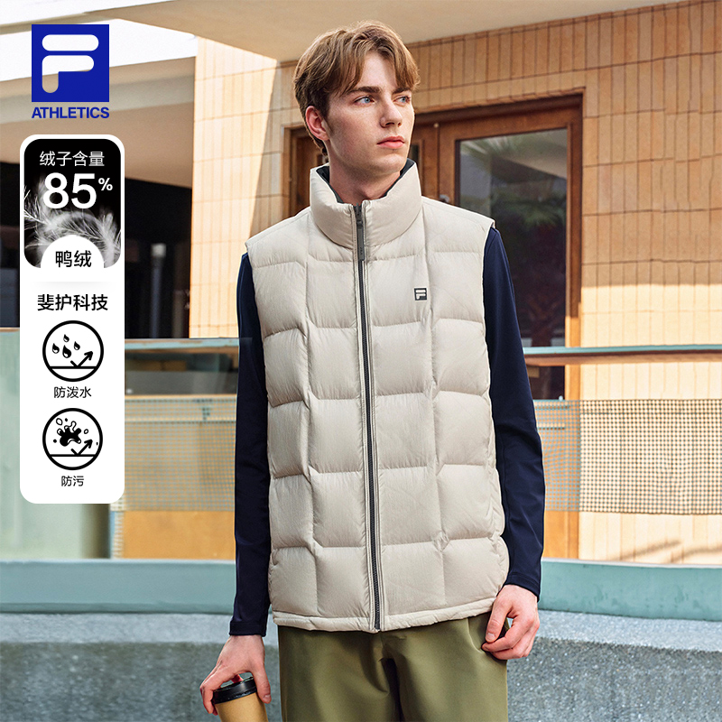 FILA斐乐双面穿羽绒马甲