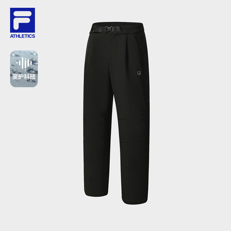 FILA 斐乐官方男士梭织长裤2025冬季新款简约基础健身运动直筒裤,运动服/休闲服装,运动长裤,淘宝优惠券,粉丝福利购,淘宝优惠卷