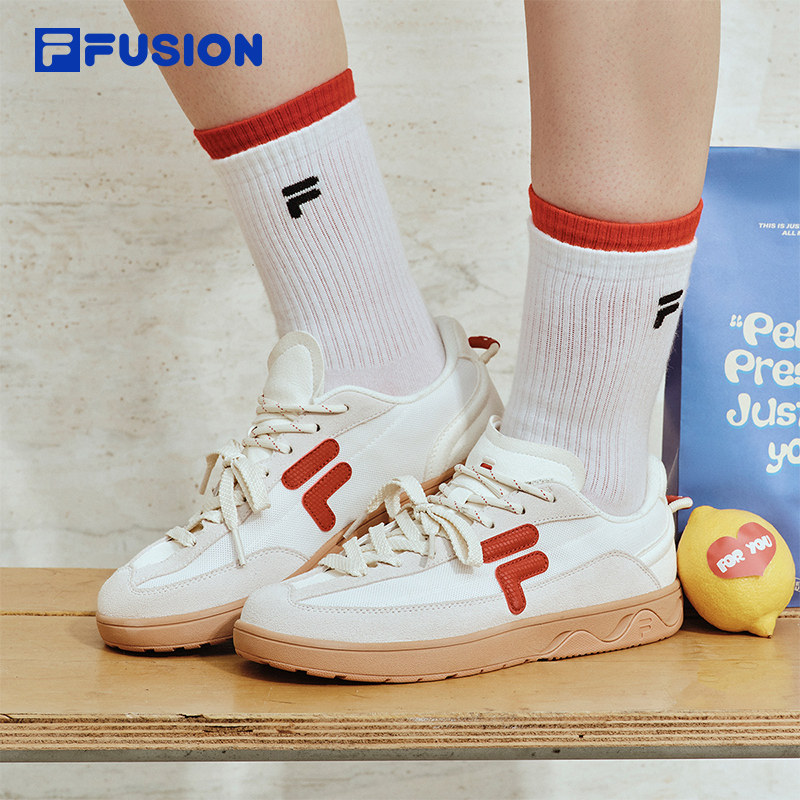 斐乐星砾鞋丨FILA FUSION 德训鞋板鞋26秋季新款女鞋百搭小白鞋
