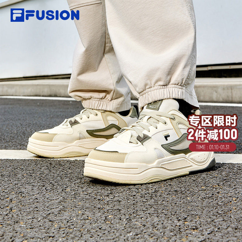 FILA FUSION斐乐潮牌男鞋BANK II专业滑板鞋官方正品运动鞋板鞋男,运动鞋new,板鞋,淘宝优惠券,粉丝福利购,淘宝优惠卷