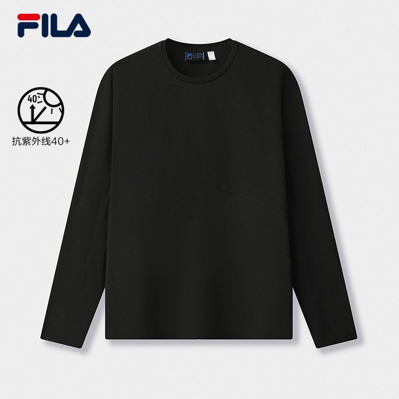 FILA斐乐男士针织长袖衫