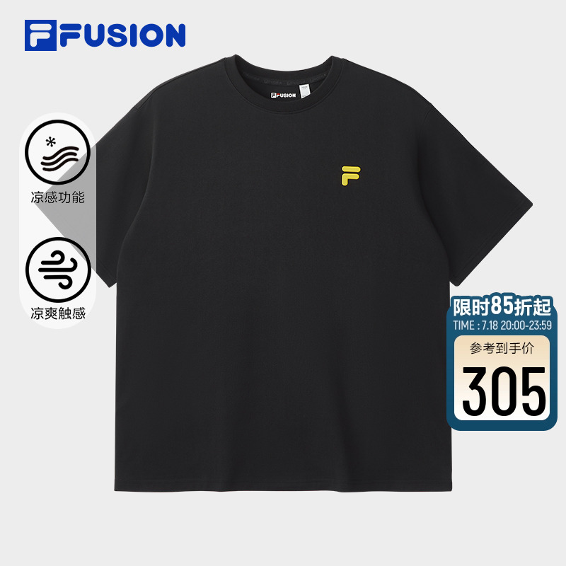 FILAFUSION斐乐情侣短袖T