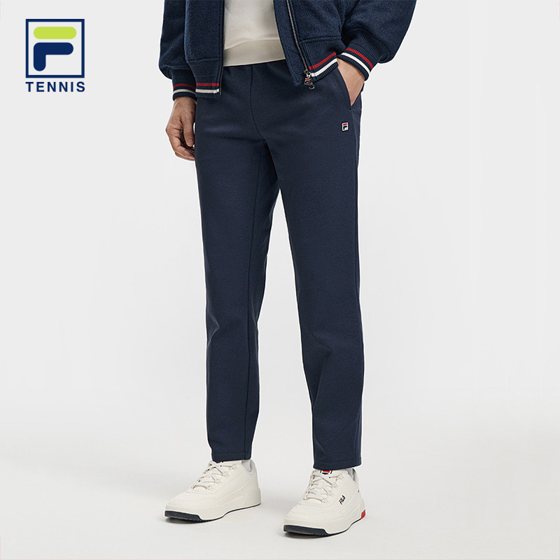 布云朝克特同款FILA斐乐官方男士长裤2026春季新款网球加绒直口裤,运动服/休闲服装,运动长裤,淘宝优惠券,粉丝福利购,淘宝优惠卷