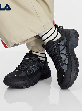 FILA 斐乐官方女鞋FLUID 6复古运动鞋2025冬季新款猫爪6代休闲鞋