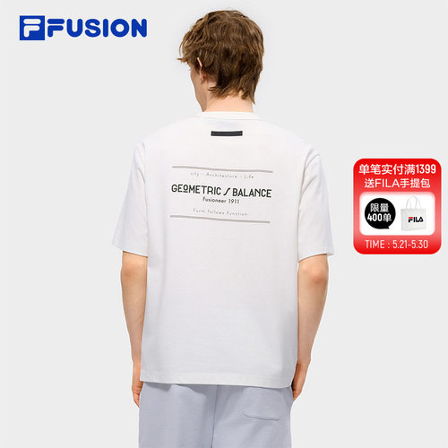 FILAFUSION斐乐男子短袖T