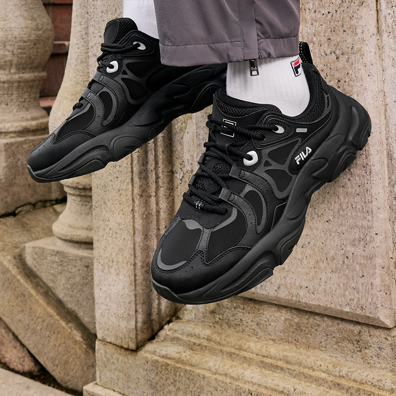 FILA斐乐火星3代情侣老爹鞋革面