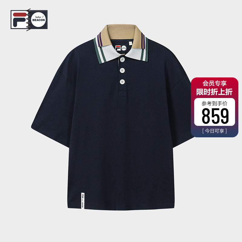 FILA斐乐男子短袖POLO图片
