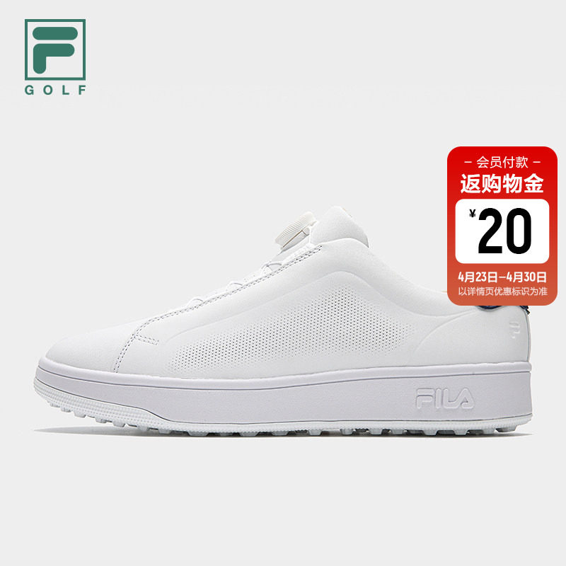 1911|许龙一FILA斐乐高尔夫球鞋男鞋2026夏新款软钉鞋牛皮高球鞋