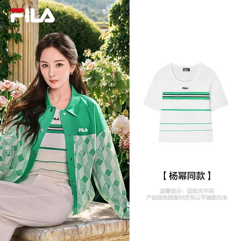 FILA斐乐女士休闲编织衫