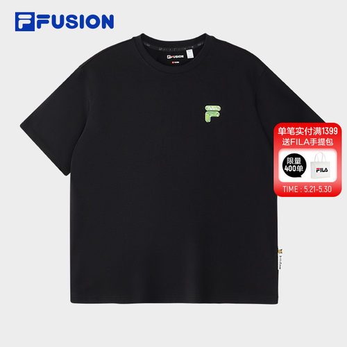 FILAFUSION斐乐潮牌针织短袖衫