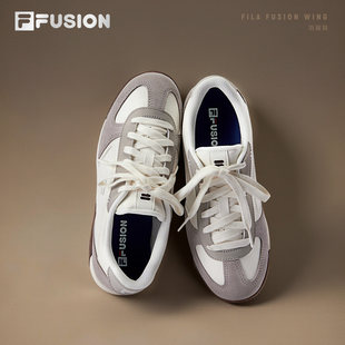 羽翼鞋丨FILA FUSION斐乐德训鞋春季新款复古阿甘鞋子女鞋T头板鞋