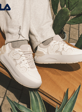 FILA 斐乐官方女鞋CACTI 摩登板鞋2025秋季新款仙掌鞋时尚休闲鞋