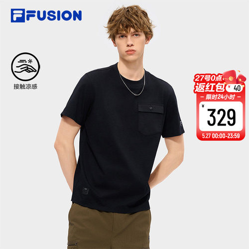 FILAFUSION斐乐潮牌短袖T