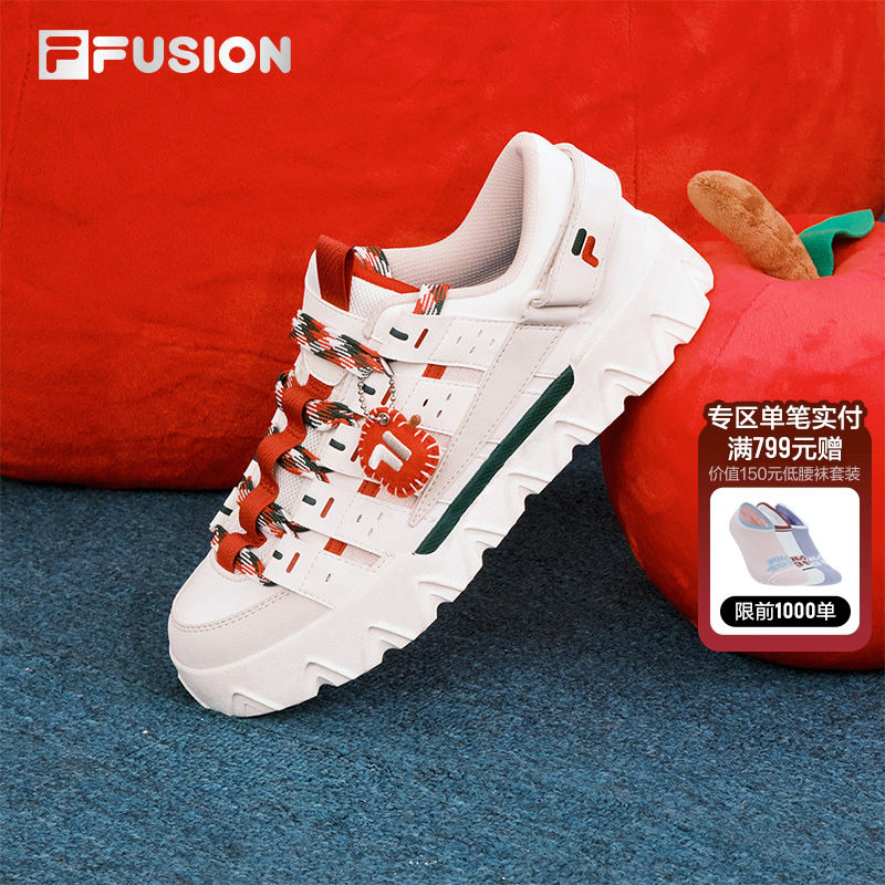 PISA 圣诞礼物丨FILA FUSION斐乐比萨鞋情侣板鞋新款女鞋休闲鞋男,运动鞋new,板鞋,淘宝优惠券,粉丝福利购,淘宝优惠卷