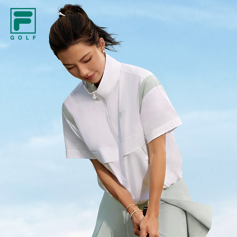 FILA斐乐女士梭织短袖衫