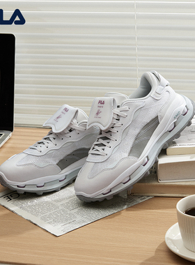 FILA斐乐女鞋KM2老爹鞋运动鞋2025秋季新款厚底叠叠2休闲鞋老爹鞋