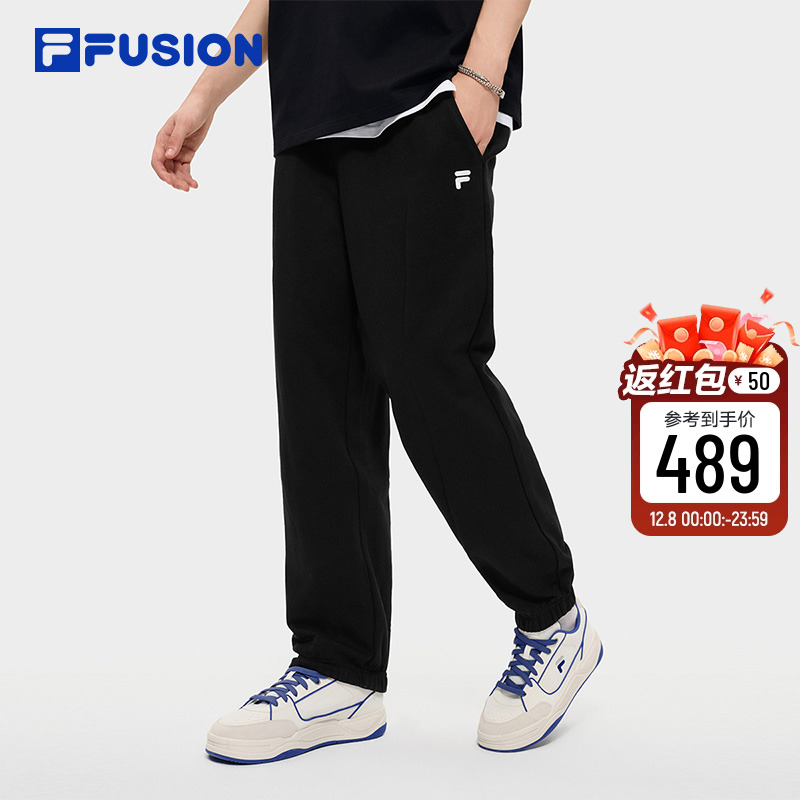 FILAFUSION斐乐潮牌针织长裤