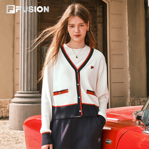 FILAFUSION斐乐女士编织外套