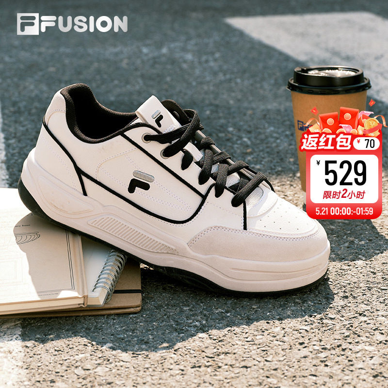 FILA FUSION斐乐潮牌BANK 2板鞋男子2026新款休