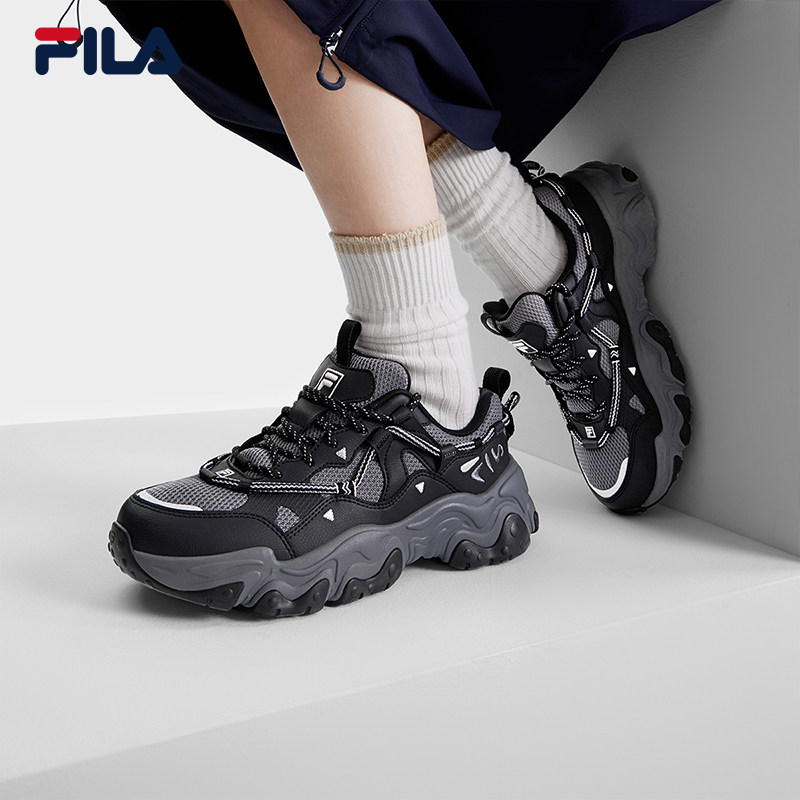 猫爪5代FILA斐乐女鞋老爹鞋官方旗舰正品运动鞋猫爪鞋男士休闲鞋