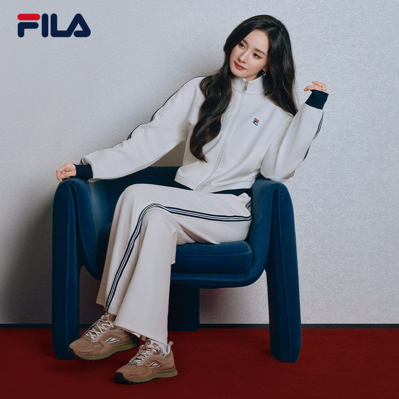 FILA 斐乐官方女士针织长裤2026夏季新款通勤百搭舒适直口休闲裤 - fila斐乐顶点专卖店出品