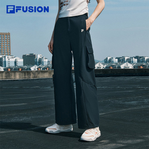 FILAFUSION斐乐女子梭织长裤
