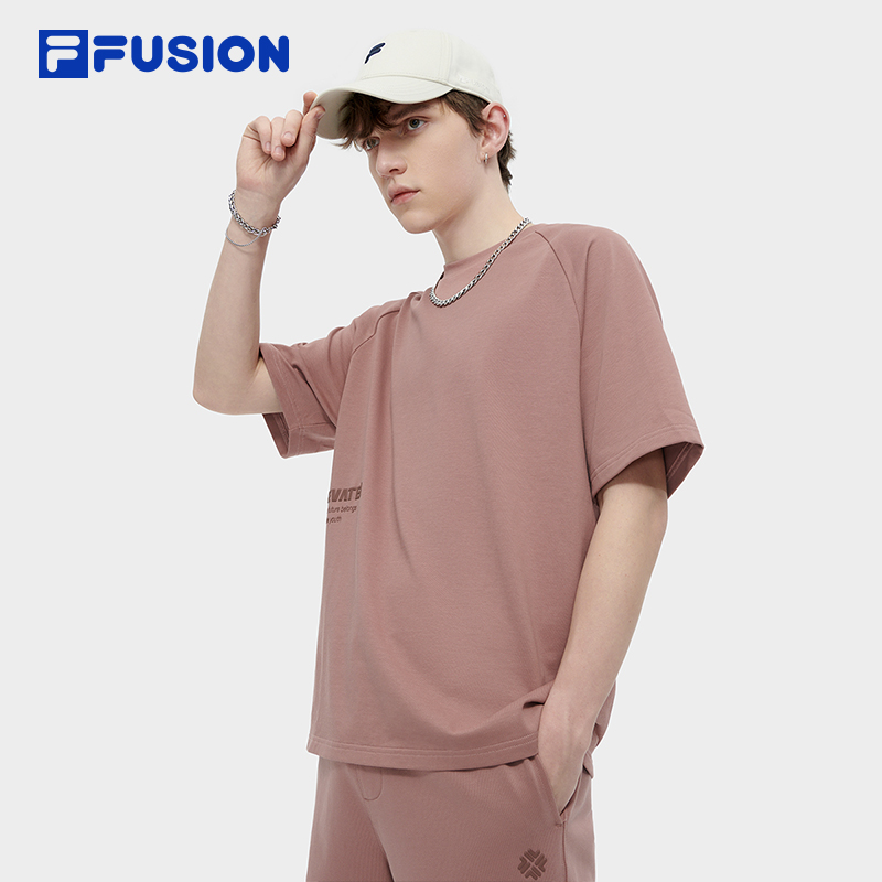 FILAFUSION斐乐情侣短袖T