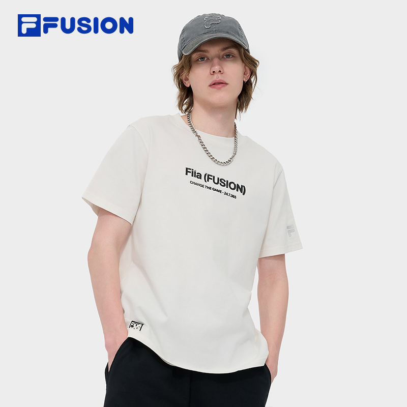 FILAFUSION斐乐男士针织短袖衫