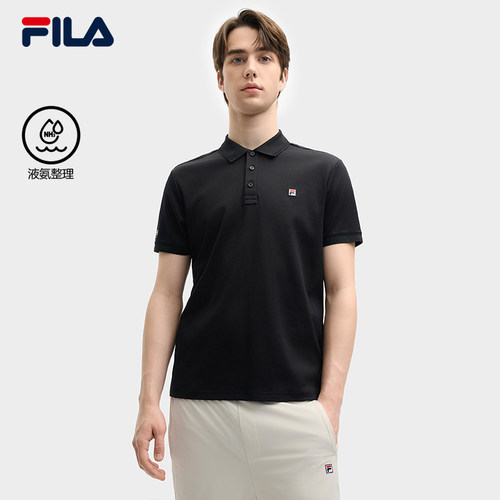 FILA斐乐男士翻领短袖polo衫
