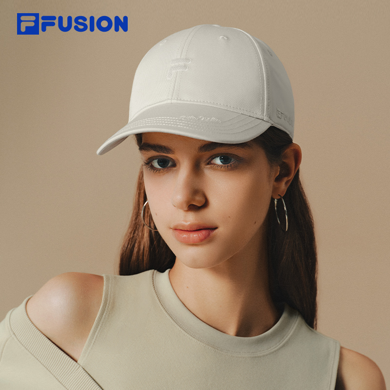 【白白帽】FILA FUSION斐乐官方帽子棒球帽女款2025新款鸭舌帽男