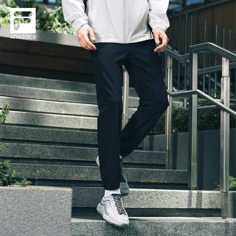 FILA 斐乐官方男士针织长裤2025秋季新款健身运动基础防晒收口裤,运动服/休闲服装,运动长裤,淘宝优惠券,粉丝福利购,淘宝优惠卷