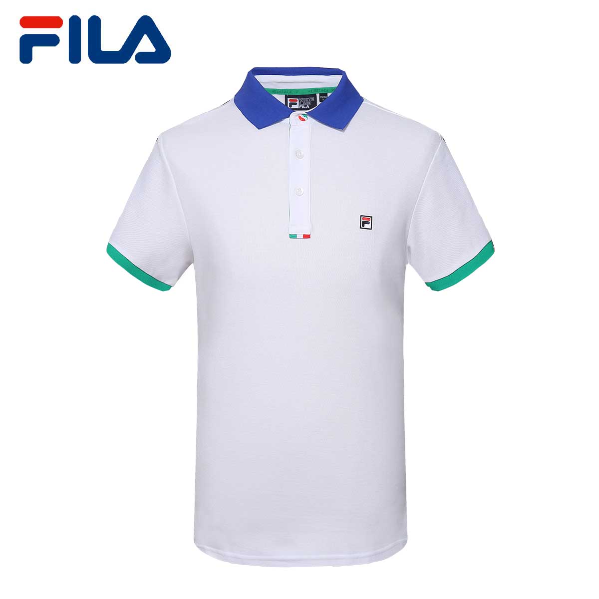 Polo sport homme FILA en coton - Ref 555663 Image 2