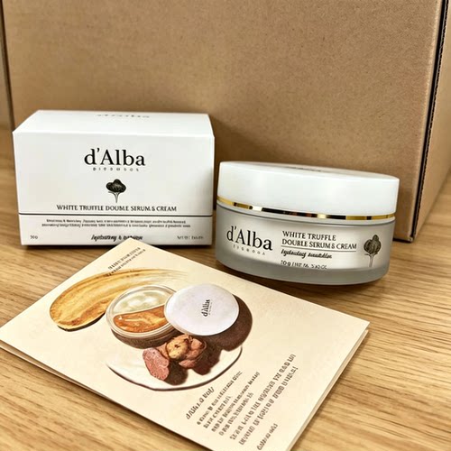 d'Alba黛尔珀白松露双效精华面霜补水保湿提亮抗初老修护滋润70g