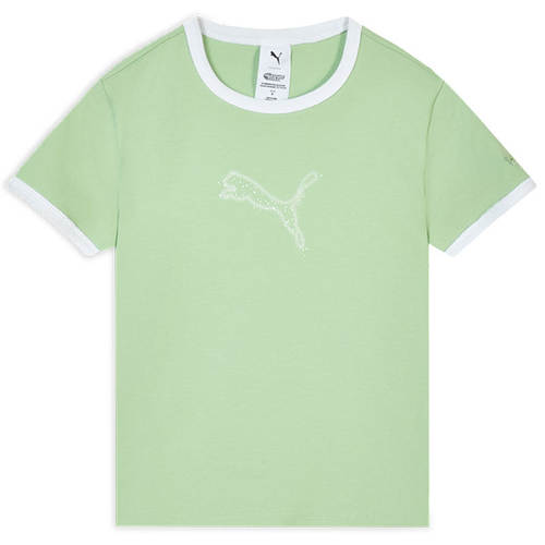 PUMA彪马女子2026夏新款PPG SS TEE ringer休闲运动T恤 637471-38