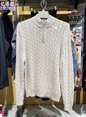 Adidas阿迪达斯男子2026年冬季时尚百搭休闲毛衣套头针织衫KY7778