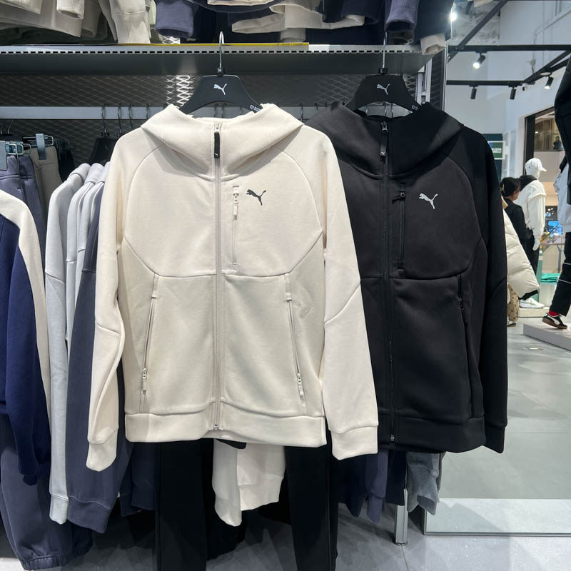 彪马男装2025春款宽松防风速干运动休闲梭织夹克外套631833-01-87