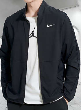 耐克男装2025春新款速干透气防风运动训练梭织夹克外套DM6620-011
