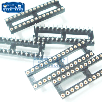 【高科美芯】芯片插座 IC插槽 IC座圆孔28PIN DIP28窄体 2.54mm